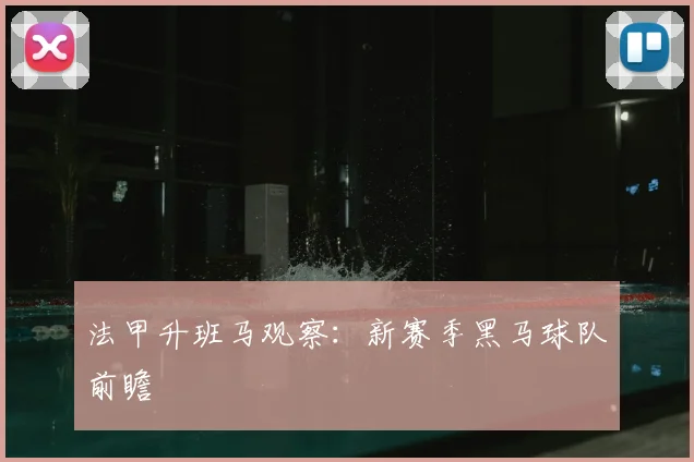 法甲升班马观察：新赛季黑马球队前瞻